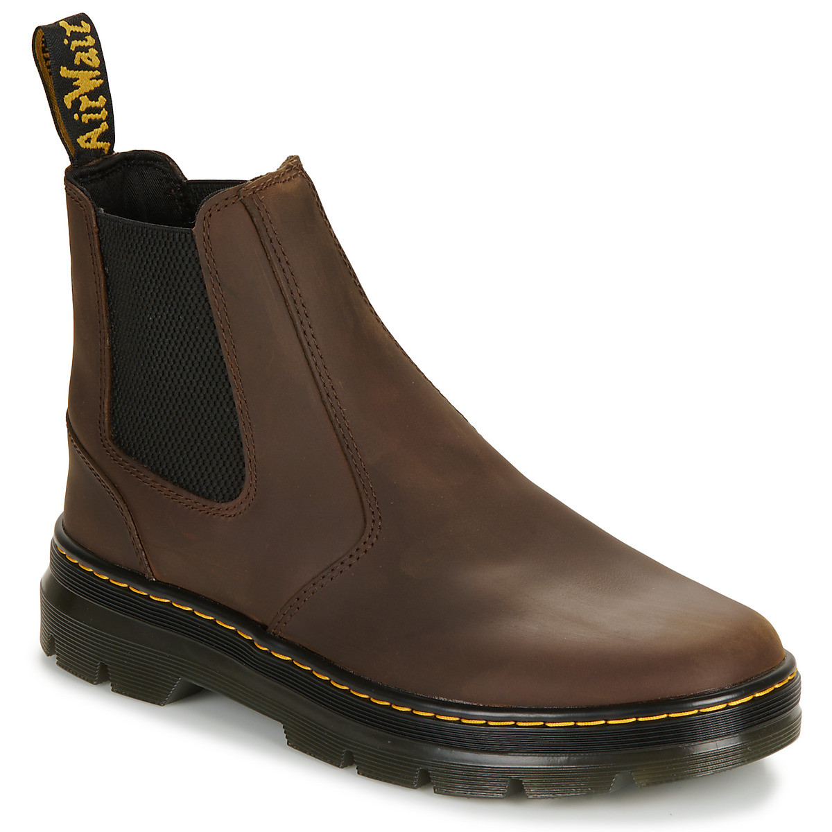 Dr. Martens  EMBURY DARK BROWN CRAZY HORSE  Hnědá