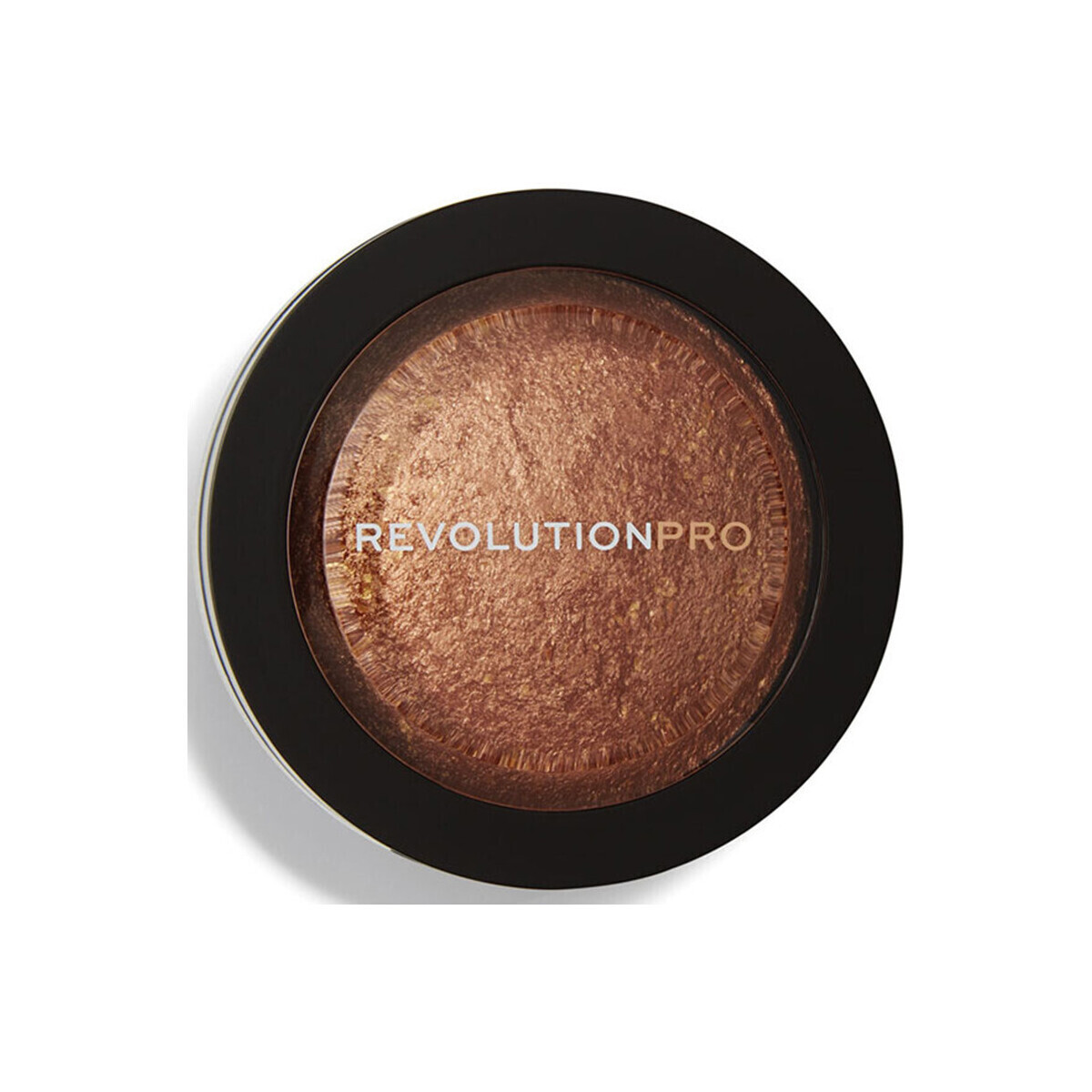 Makeup Revolution  Highlighter Powder Skin Finish - Golden Glare  Červená