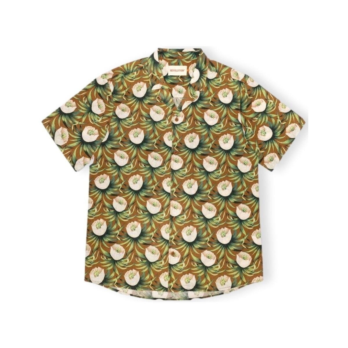 Rvlt Revolution  Shirt 3912 - Brown  Hnědá