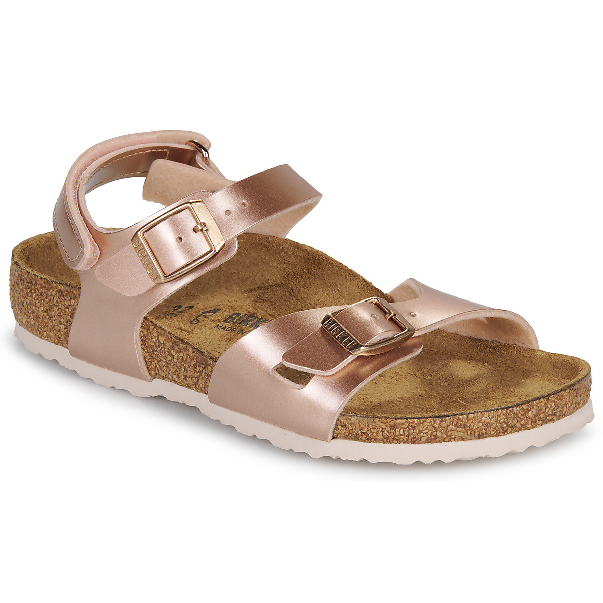 BIRKENSTOCK  Rio AS Kids BF Electric Metallic Copper  Zlatá