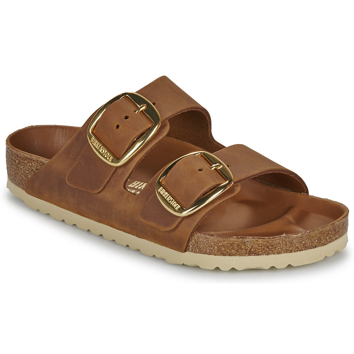 BIRKENSTOCK  Arizona Big Buckle LEOI Cognac HEX  Hnědá