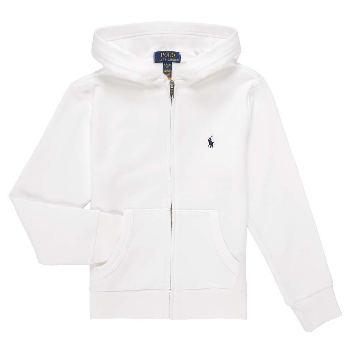 Polo Ralph Lauren  LS FZ HOOD-KNIT SHIRTS-SWEATSHIRT  Bílá