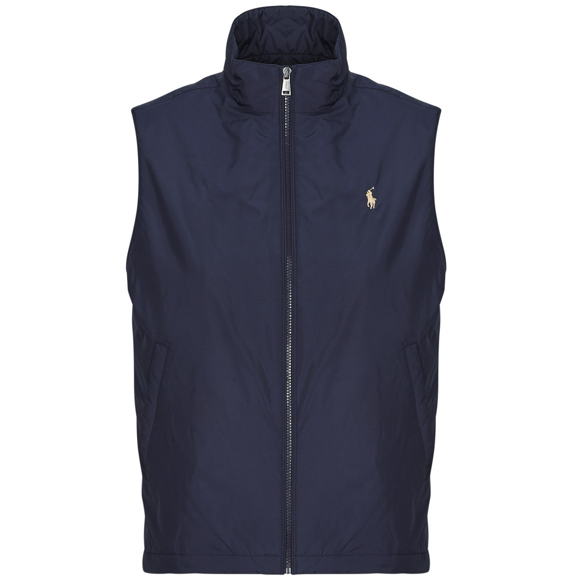 Polo Ralph Lauren  BLOUSON COMMUTER SANS MANCHE PACKABLE EN NYLON  Tmavě modrá