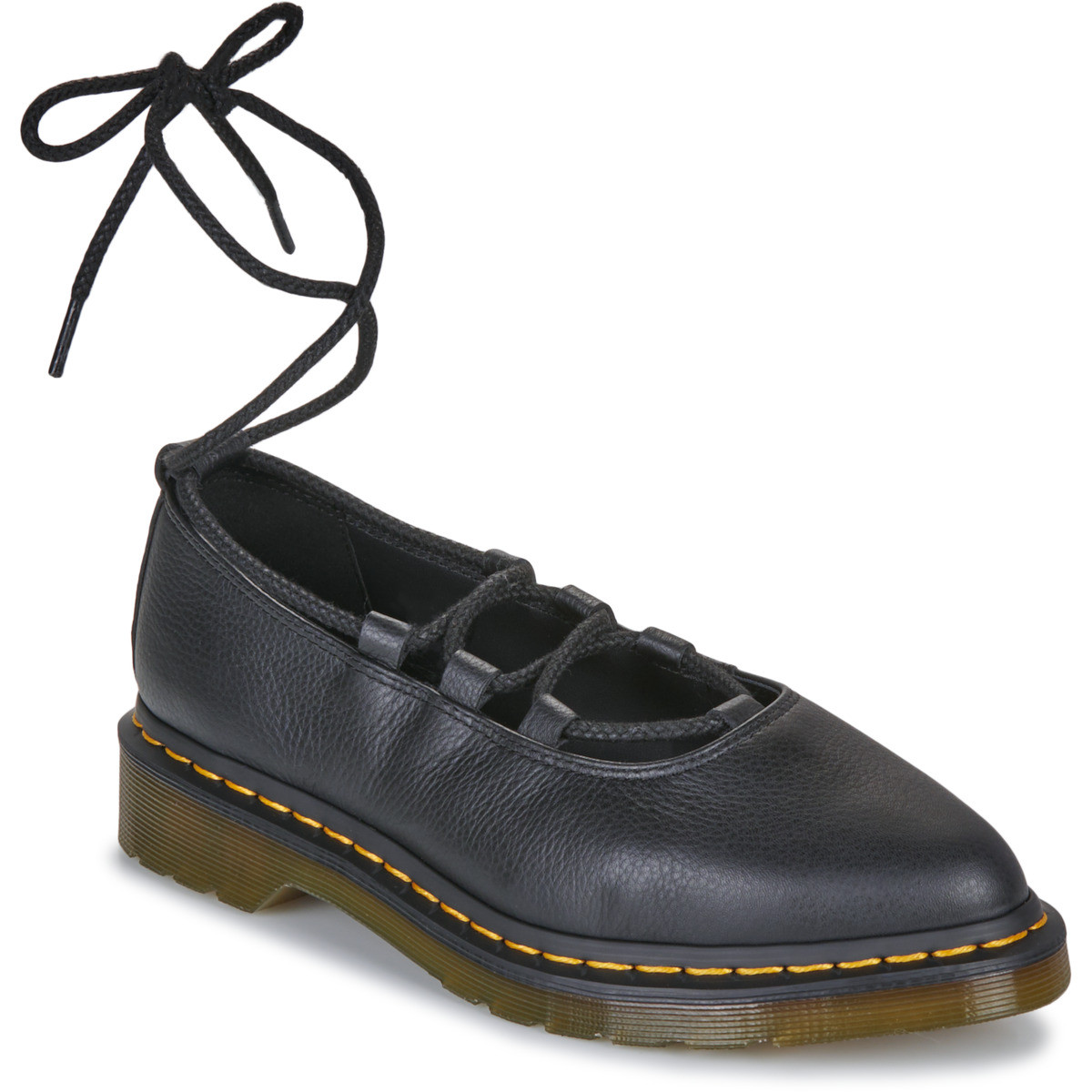 Dr. Martens  Elphie II Lace Up  Black Virginia  Černá