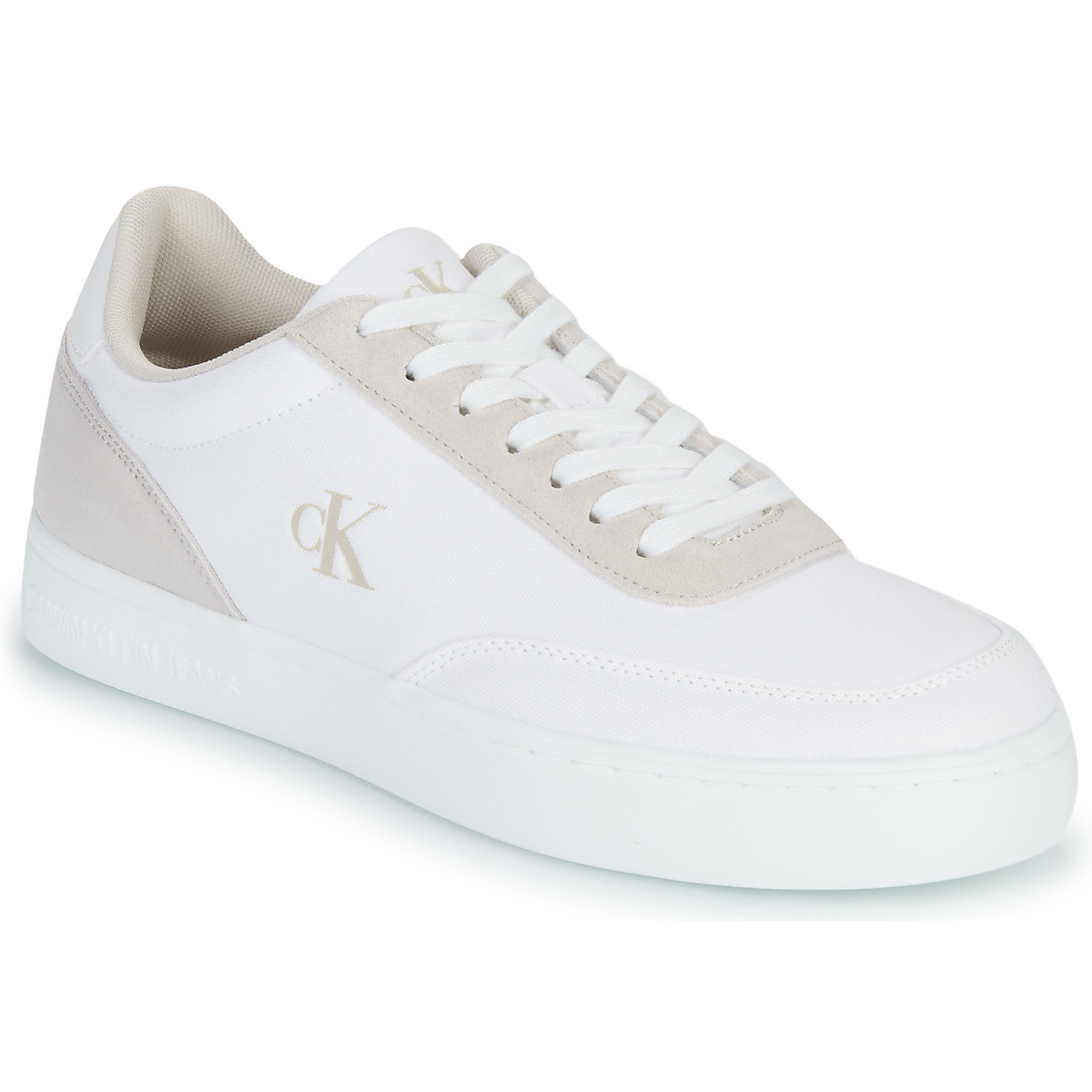 Calvin Klein Jeans  CLASSIC CUPSOLE MG CANVAS  Bílá