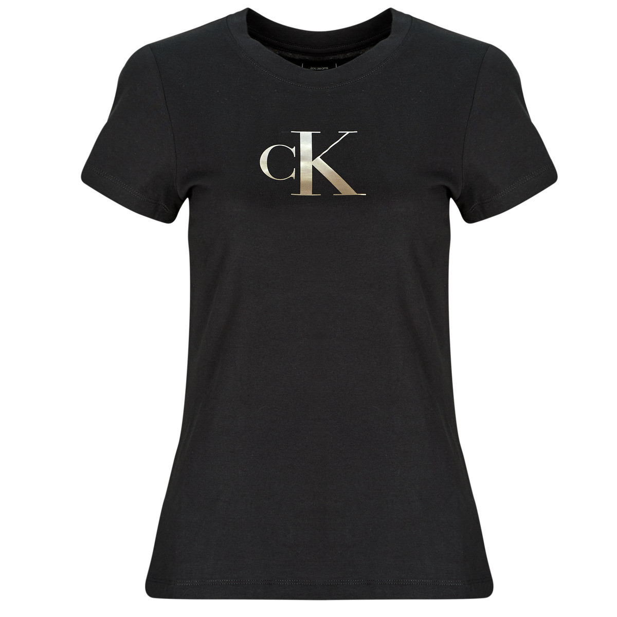 Calvin Klein Jeans  GRADIENT CK SLIM TEE  Černá