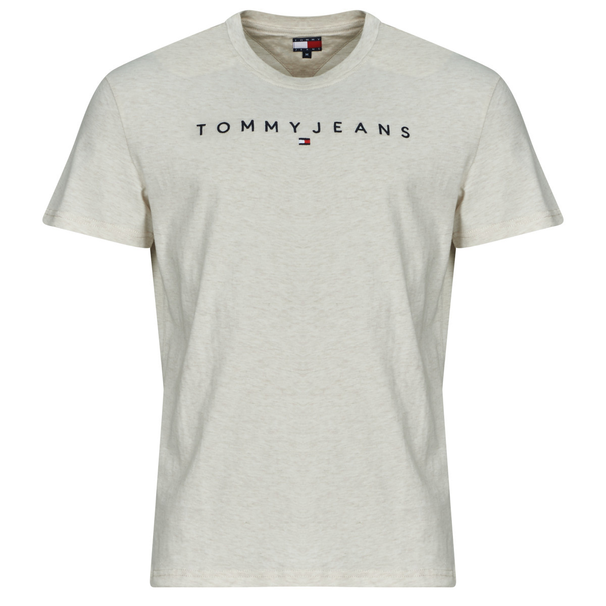 Tommy Jeans  TJM REG LINEAR LOGO TEE EXT  Béžová