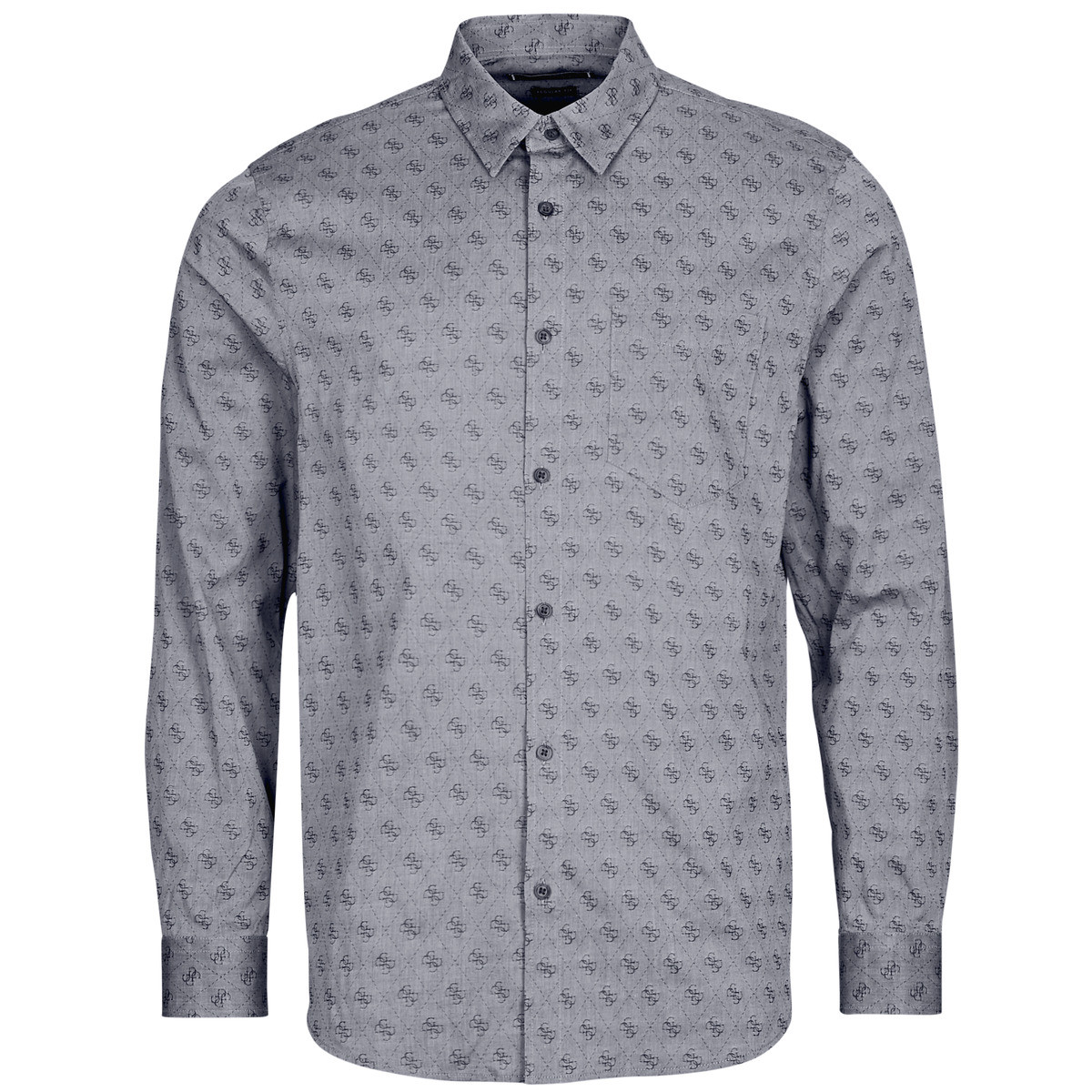 Guess  4G JACQUARD SHIRT  Šedá