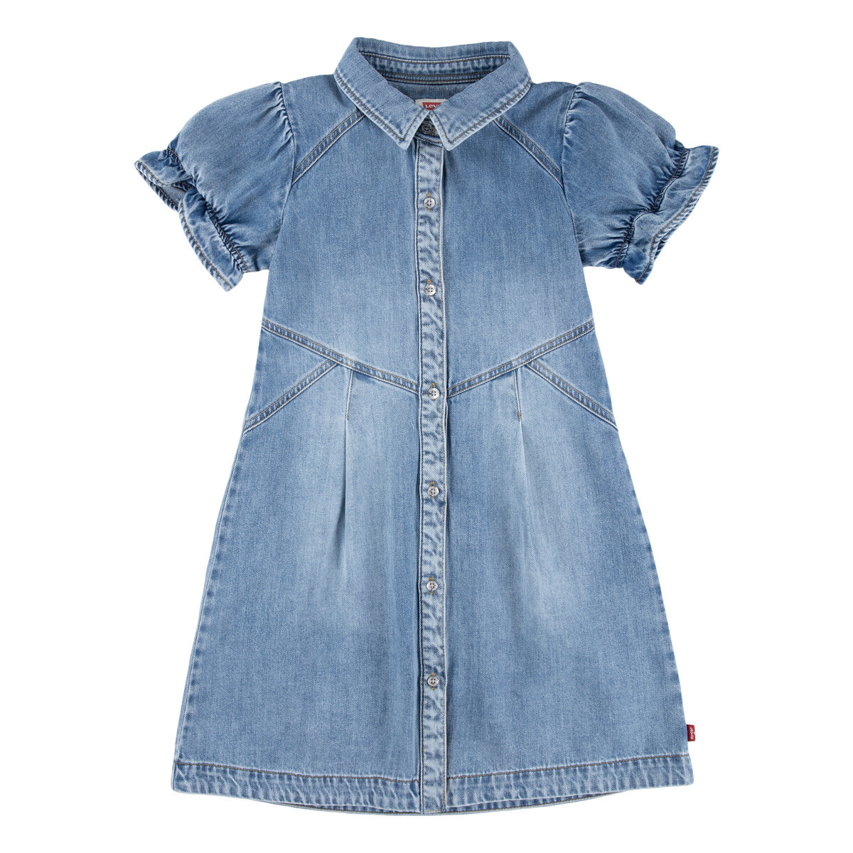 Levis WESTERN DENIM DRESS Modrá
