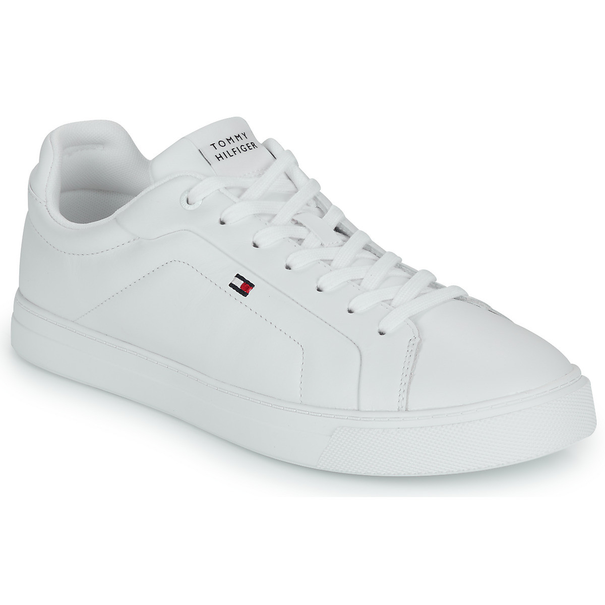 Tommy Hilfiger  ICON COURT LTH FLAG ESS  Bílá