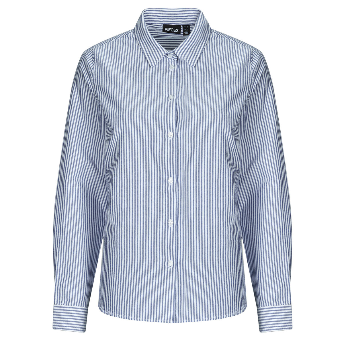 Pieces  PCIRENE LS SHIRT  Modrá