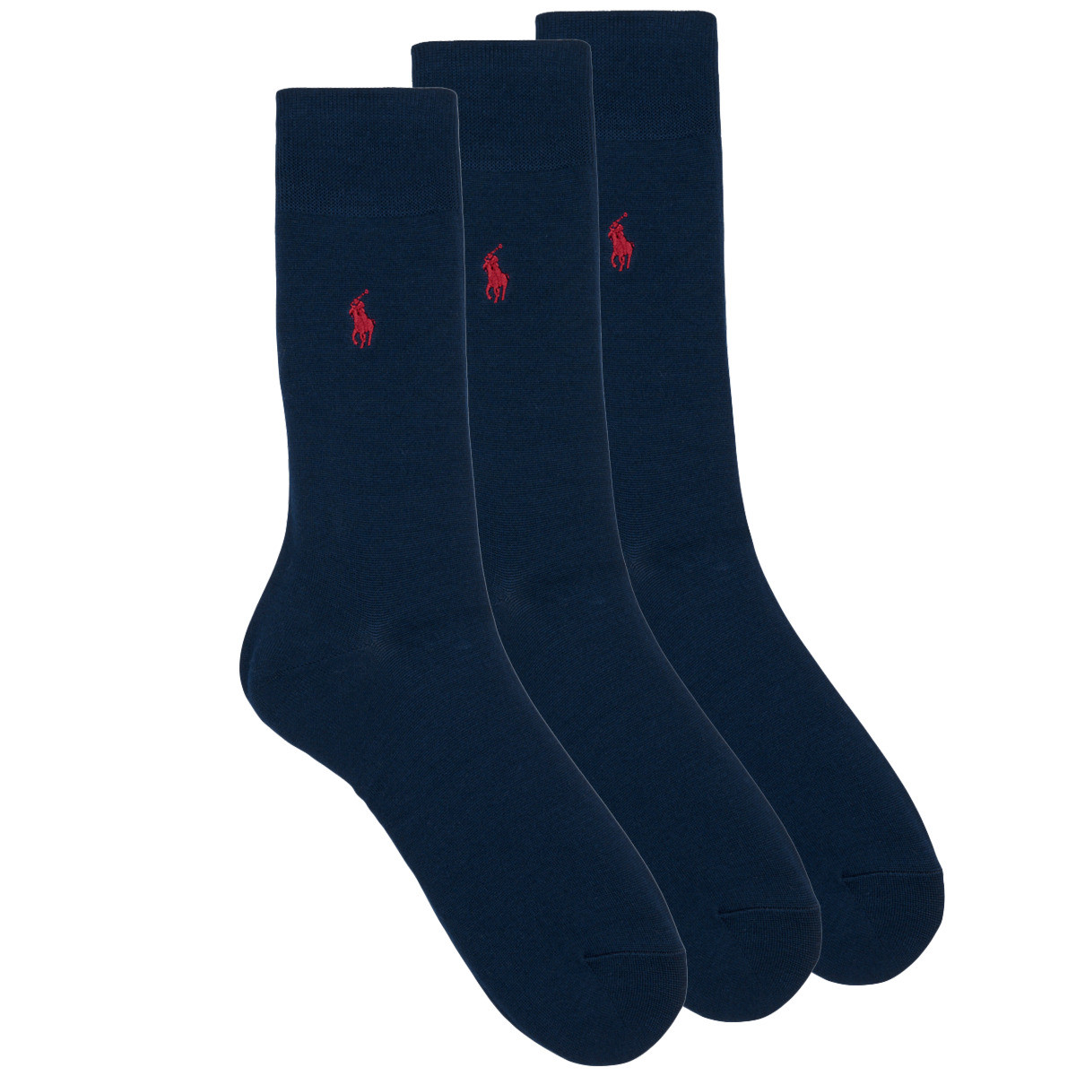 Polo Ralph Lauren  MERCERIZED SOCKS 3 PACK  Tmavě modrá