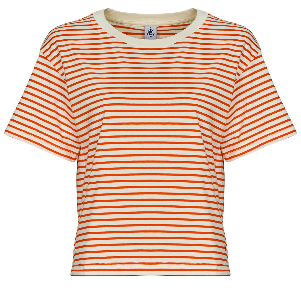 Petit Bateau  MC COL ROND  Červená