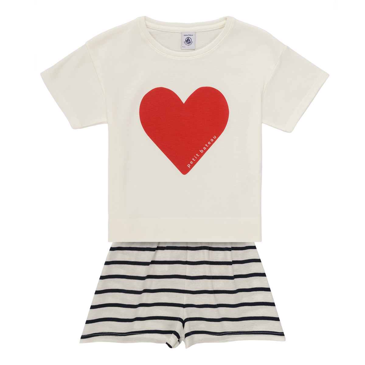 Petit Bateau  BRUNETA  Bílá