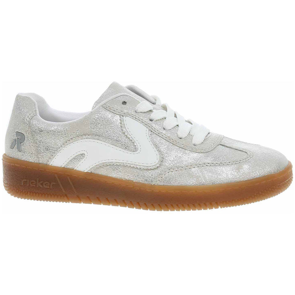 Rieker  Dámská obuv  M5512-41 metallic  Stříbrná