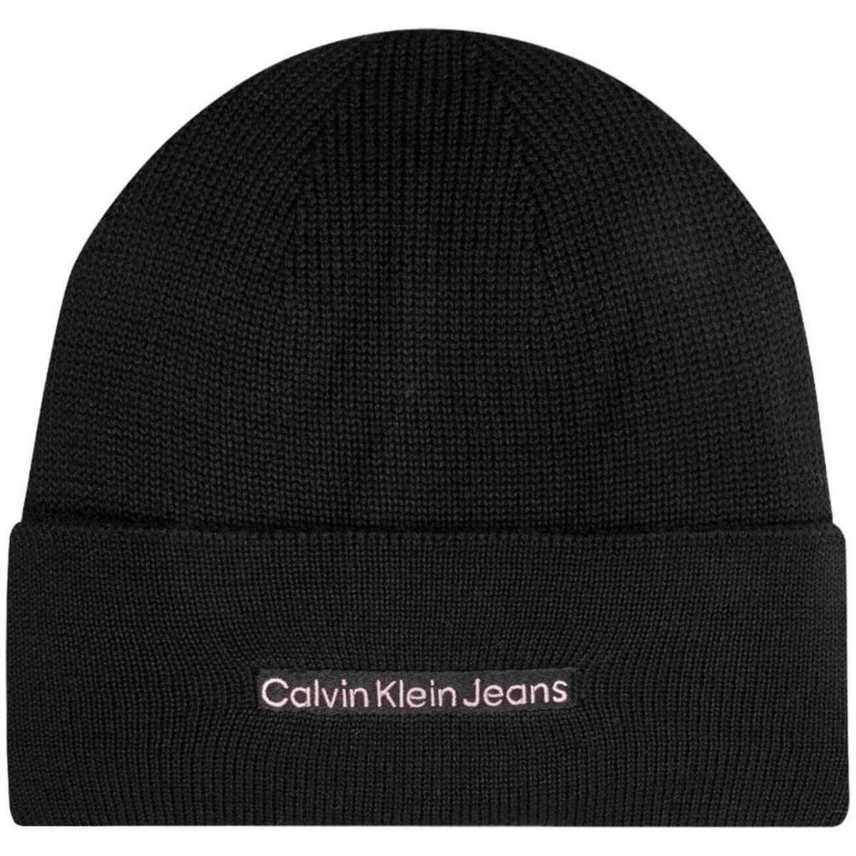 Calvin Klein Jeans  INST EMBRO BEANIE K60K612651  Černá