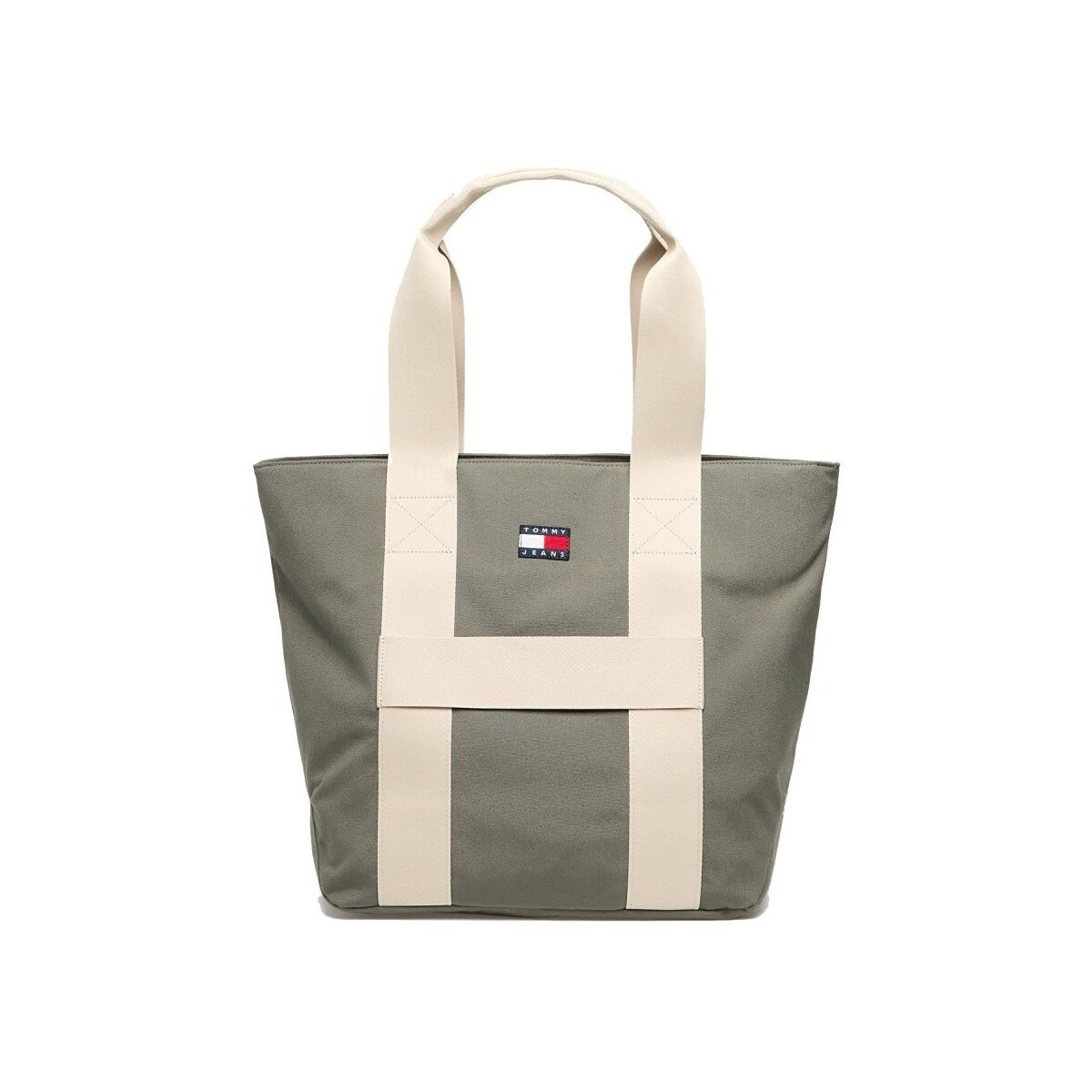 Tommy Jeans  RETRO COOL TOTE  Zelená