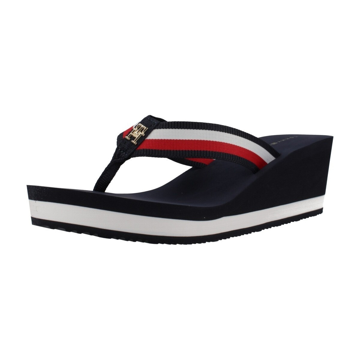 Tommy Hilfiger  CORP MID WEDGE BEACH SAN  Modrá