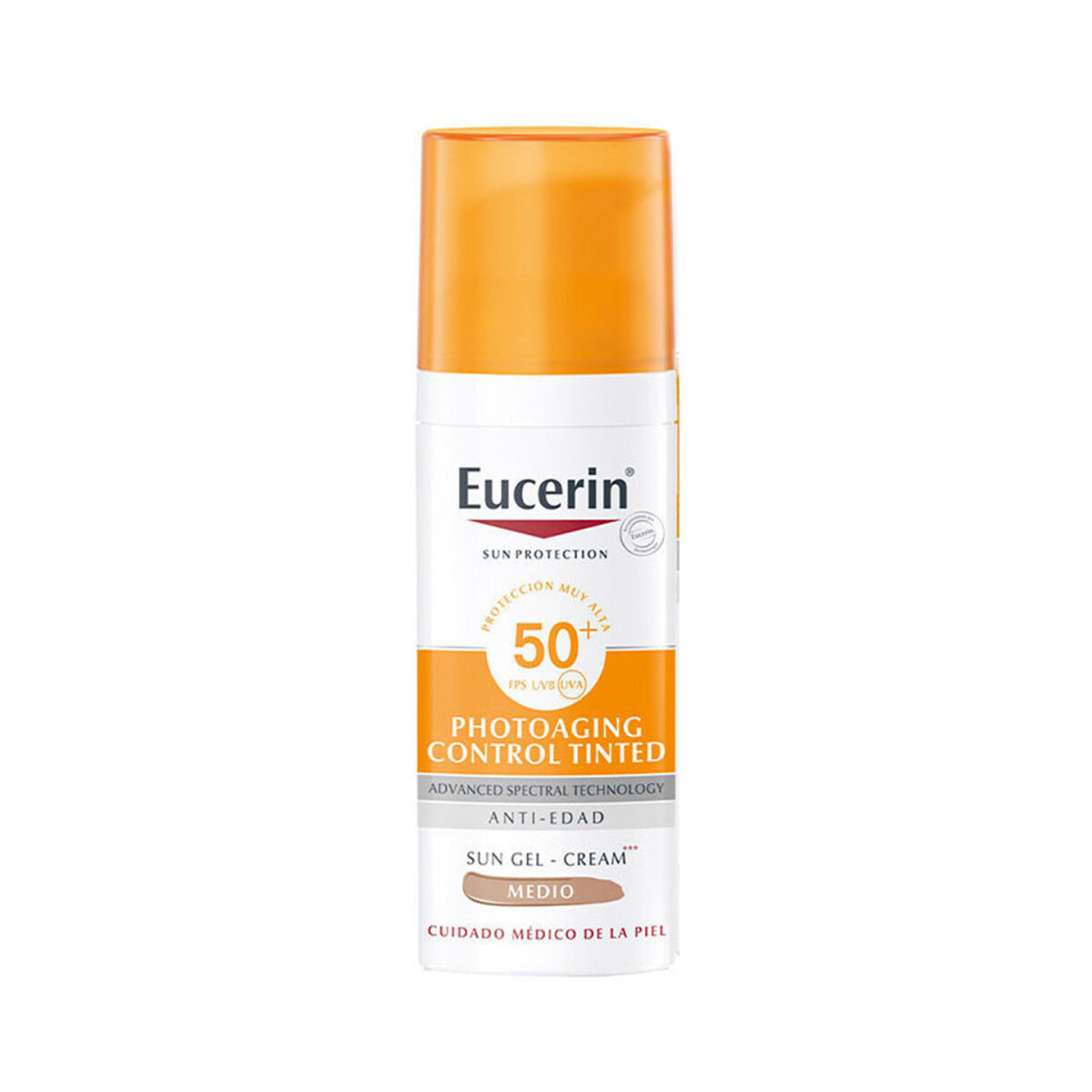Eucerin  Tinted Sunscreen Gel-Cream Photoaging Control SPF 50+ M