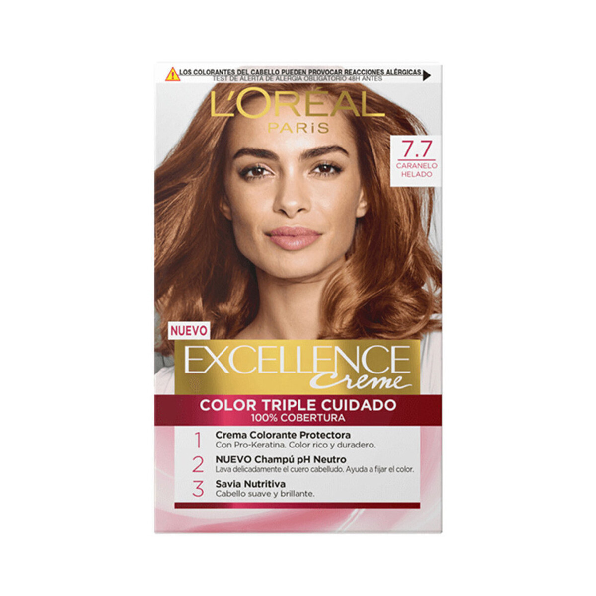 L'oréal  Excellence Cream Hair Color - 7.7 Iced Caramel