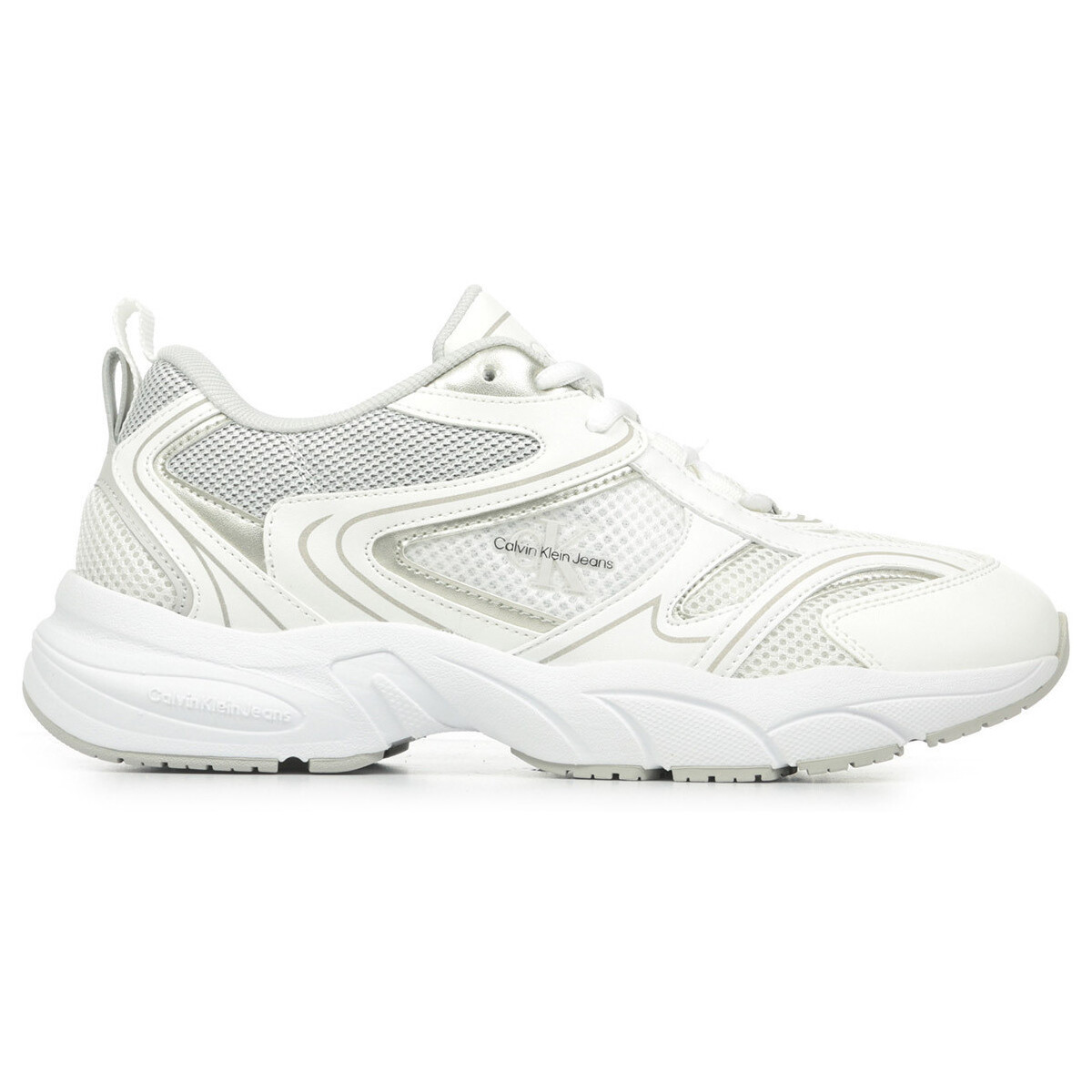 Calvin Klein Jeans  Retro Tennis Mesh Ml  Bílá