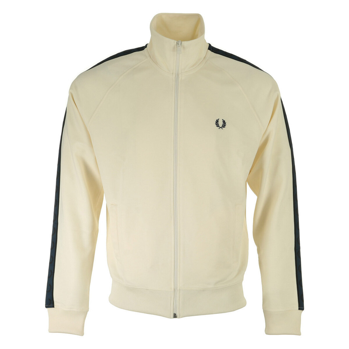 Fred Perry  Contrast Tape Track Jacket  Béžová