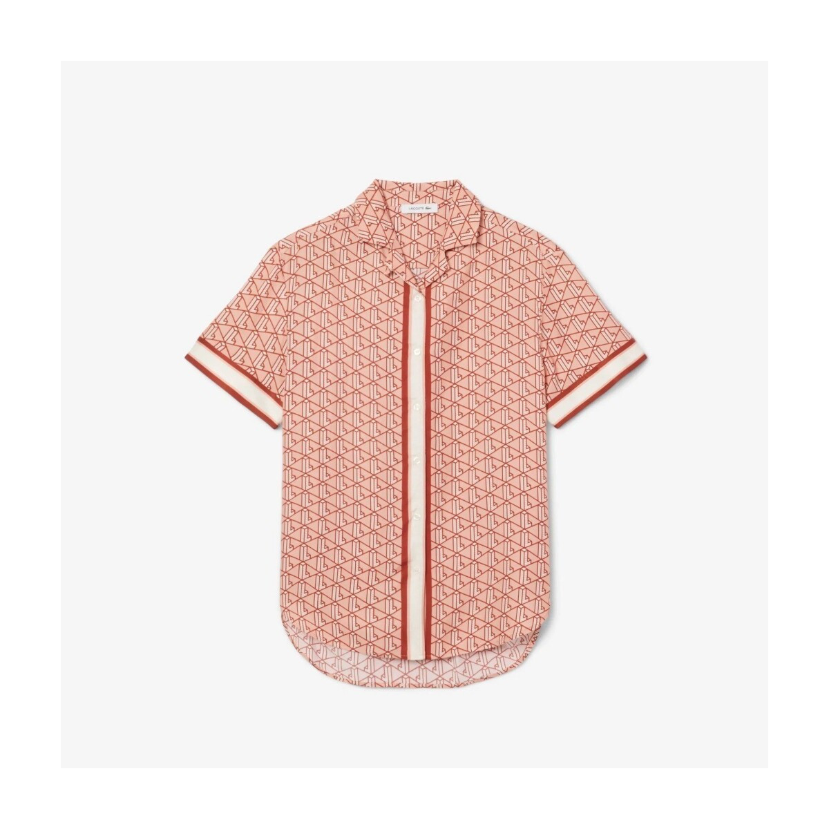 Lacoste  SHIRT  Bordó