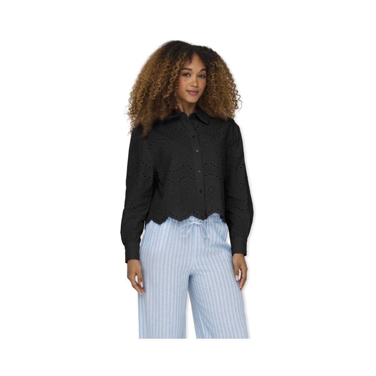 Only  Noos Valais Shirt - Black  Černá