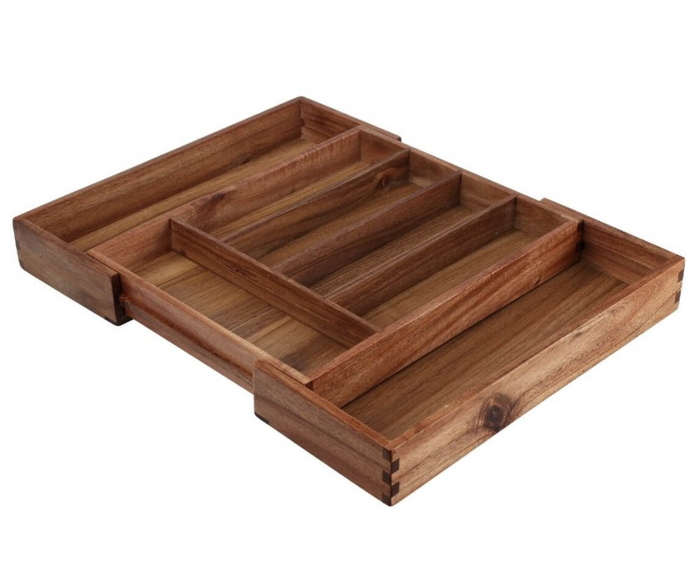 EXCELLENT
 Příborník rozkládací z akátového dřeva 28-45 x 34 cm KO-BA2100040