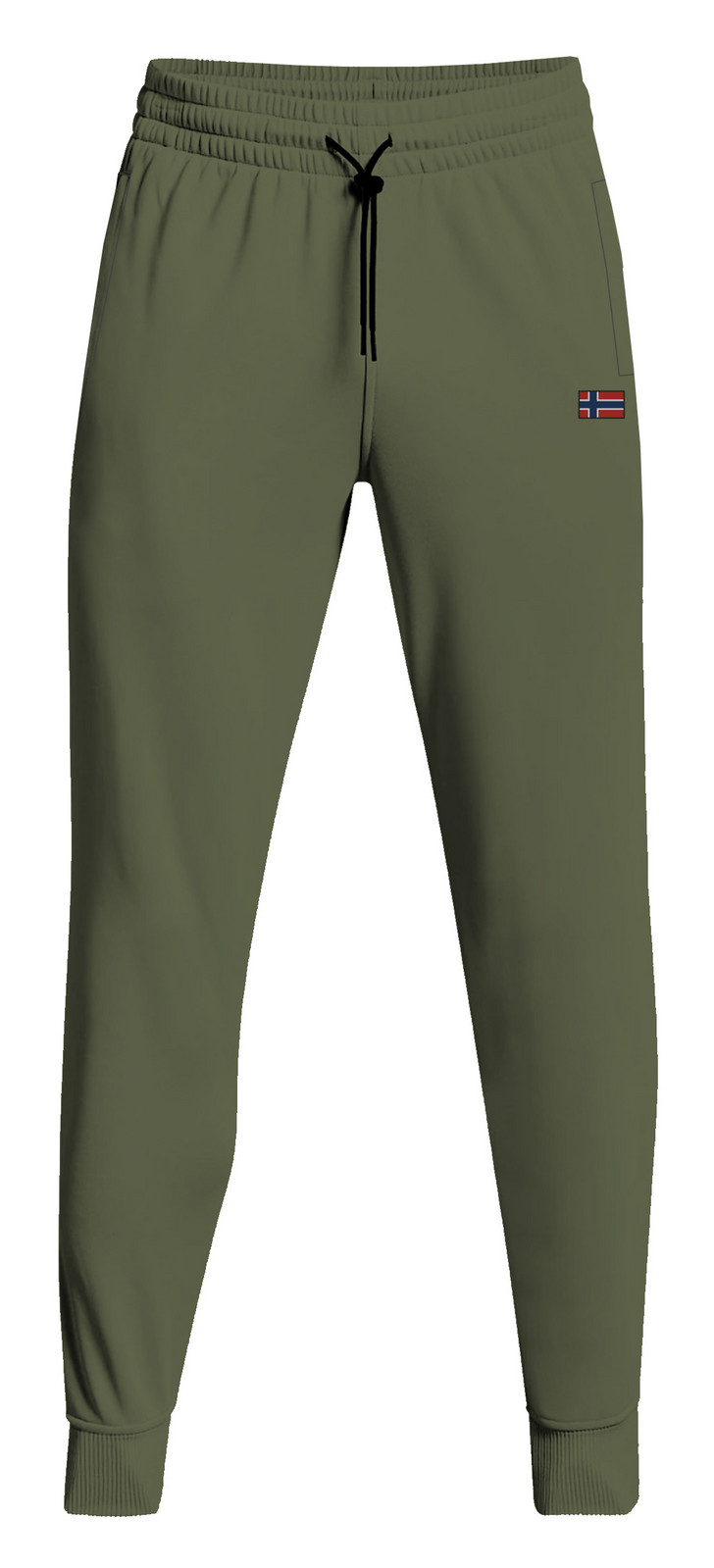 NORWAY TROUSERS FLEECE Pánské tepláky US L 129446 Army