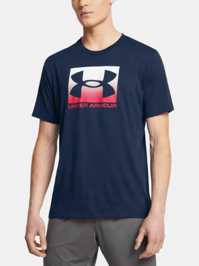 Under Armour UA M BOXED SPORTS UPDATED SS-BLU Pánské tričko M 1386793-408