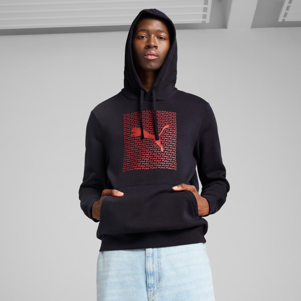 Puma ESS LOGO LAB HOODIE FL Pánská mikina L 684669-16