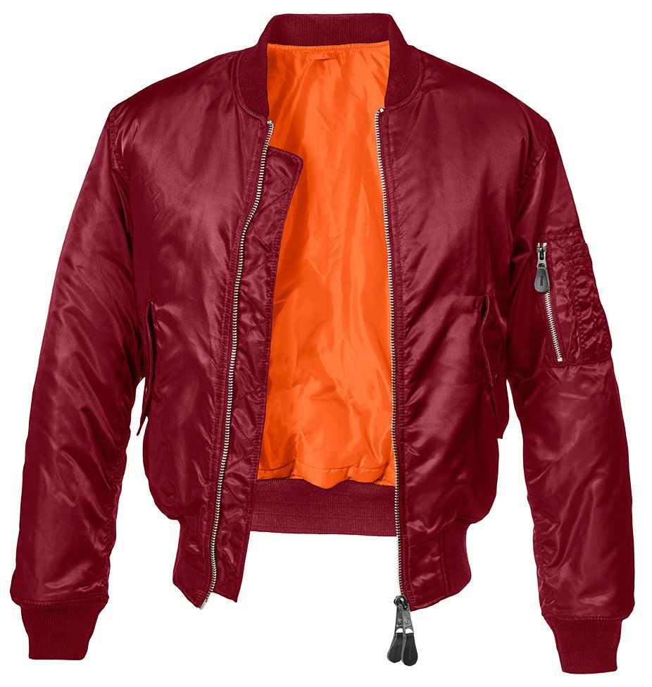 Bunda Brandit MA1 - burgundy, 5XL