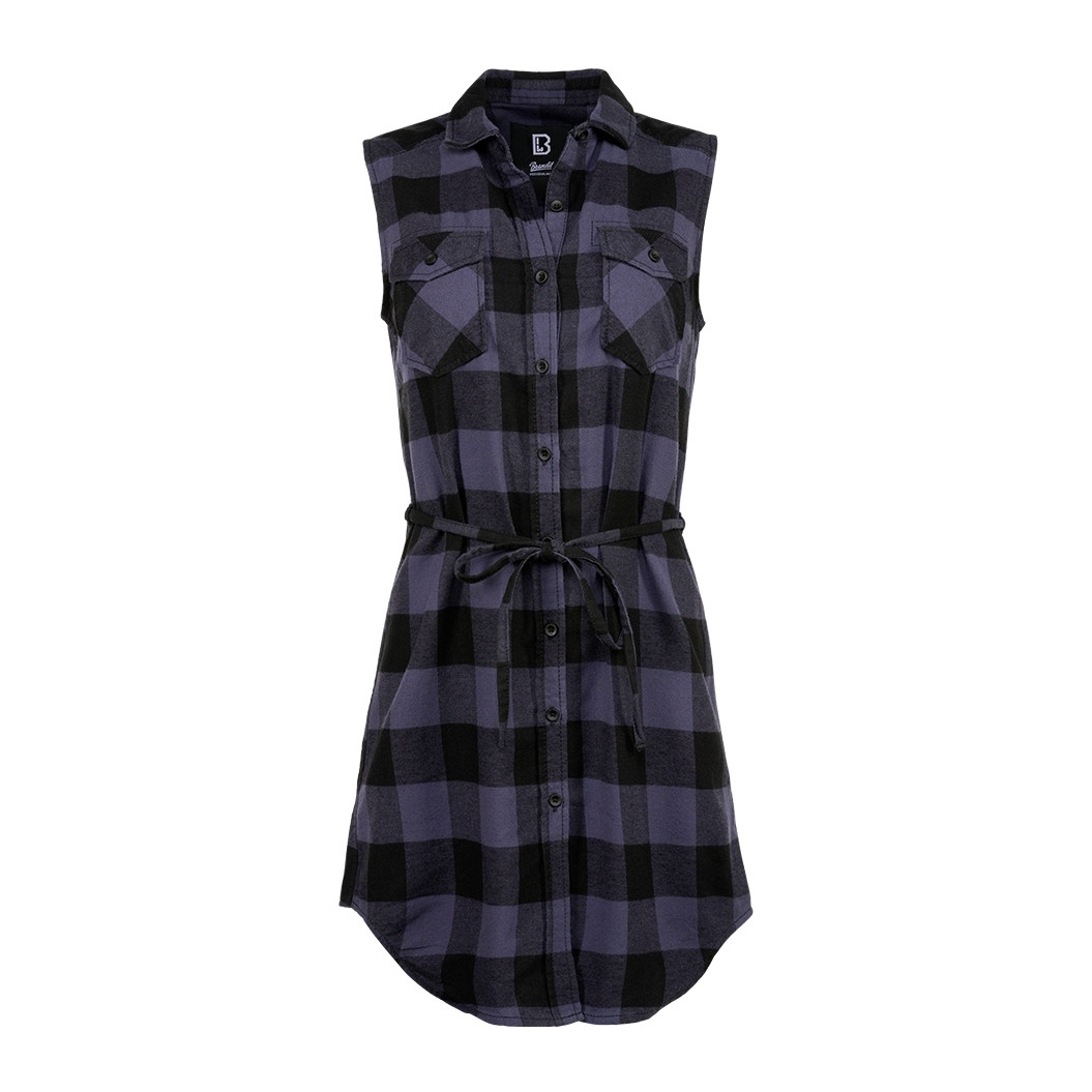 Šaty Brandit Longshirt Gracey - šedé-černé, S