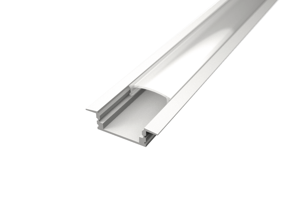 LED Solution Vestavný profil pro LED pásky V1 bílý Vyberte variantu a délku: Profil bez difuzoru 1m LP301W-1M