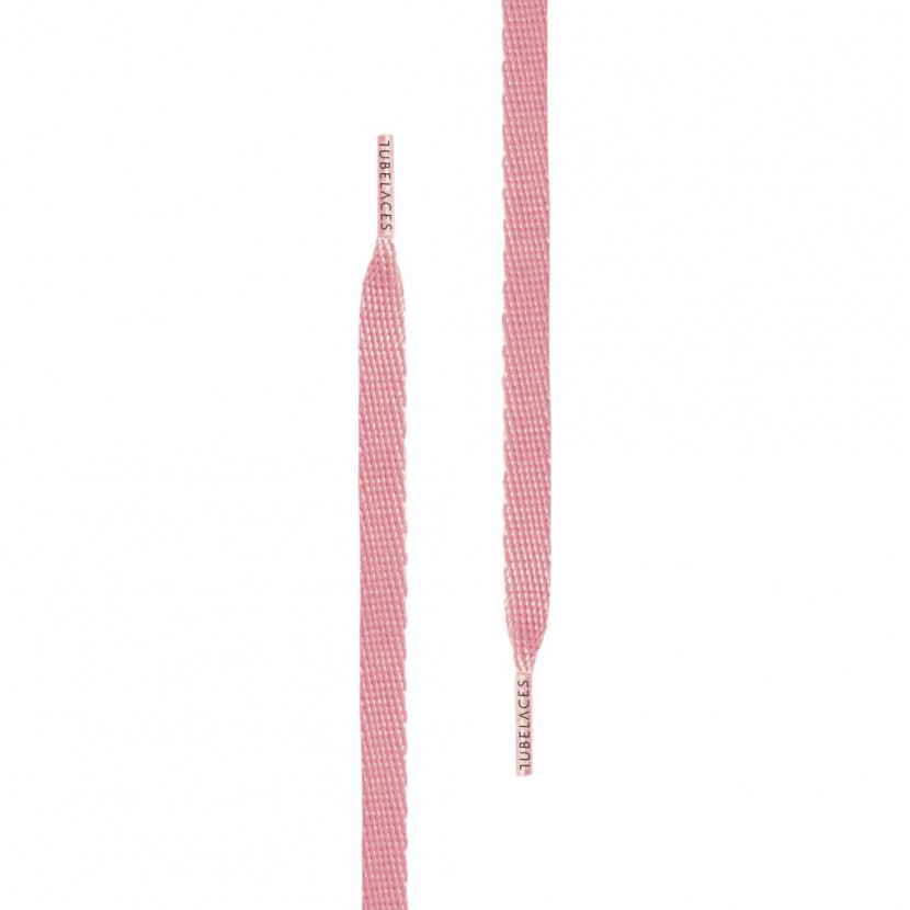 Tkaničky do bot Tubelaces Flat - světle růžové, 140