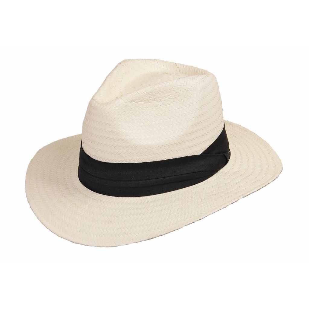 Klobouk slaměný Scippis Mineo - světle béžový, L