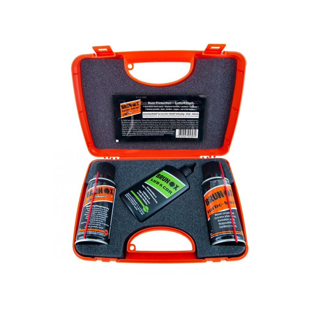 Kufřík pro čištění zbraní Brunox - oranžový