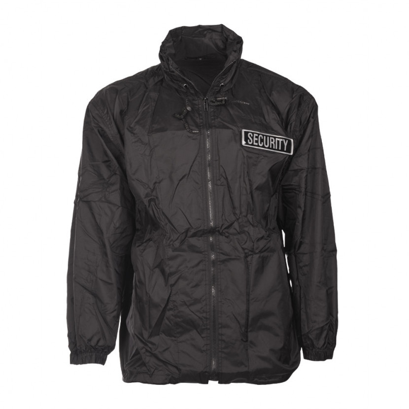Bunda Mil-Tec Security Windbreaker - černá, L