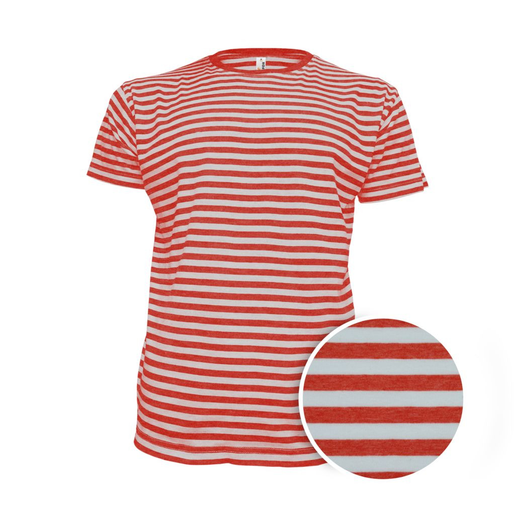 Triko pánské krátký rukáv Alex Fox Dirk - červené-bílé, XXL