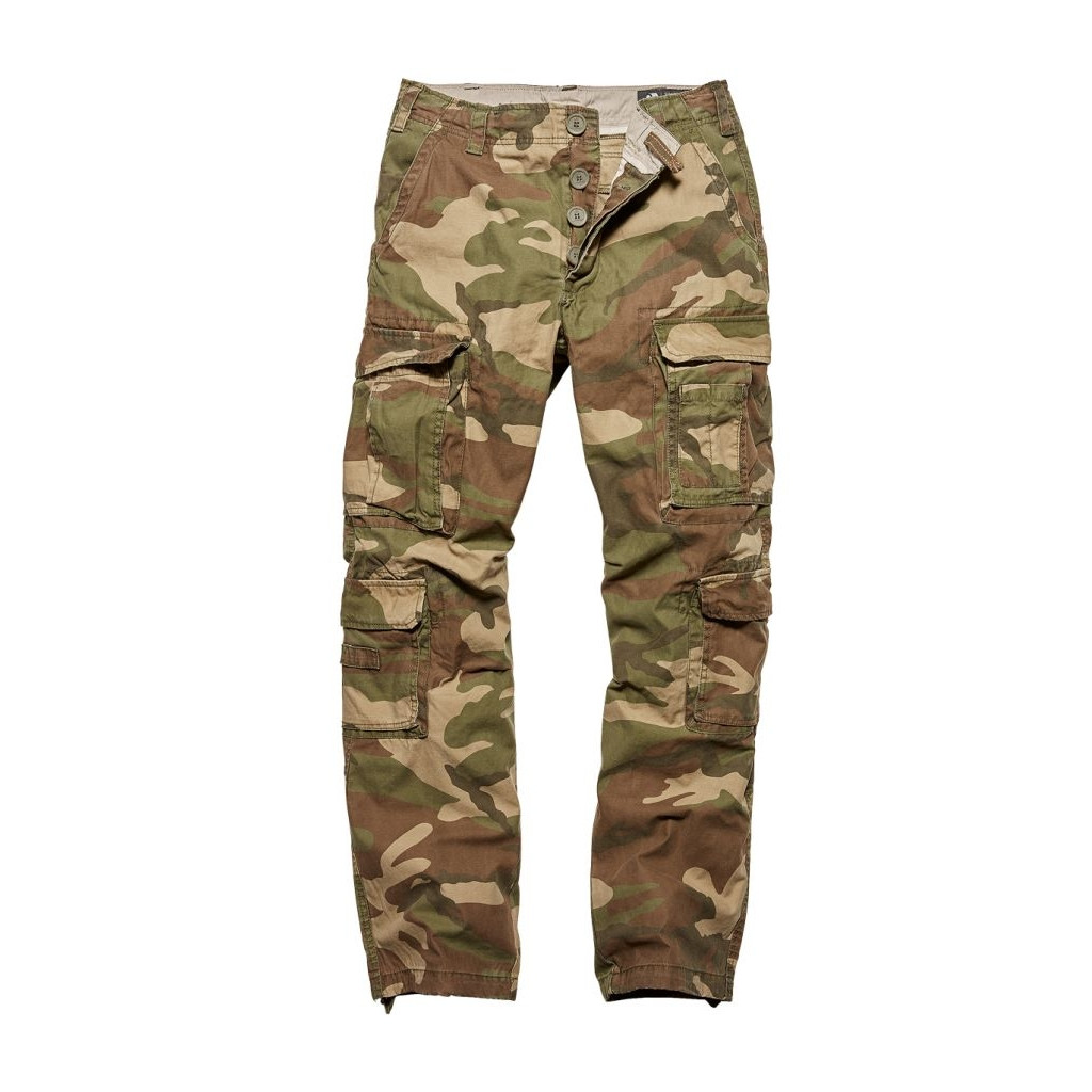 Kalhoty Vintage Industries Pack - woodland, L