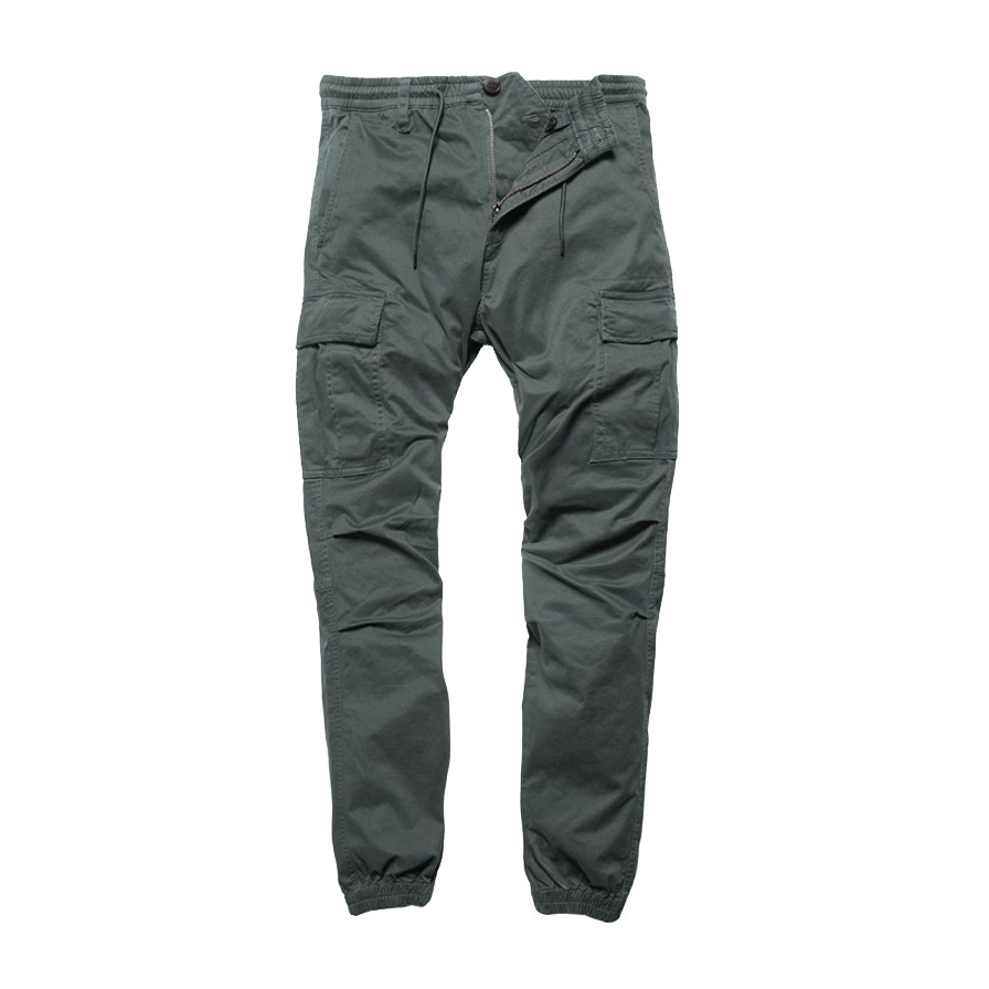 Kalhoty Vintage Industries Vince Cargo Jogger - šedé, 34