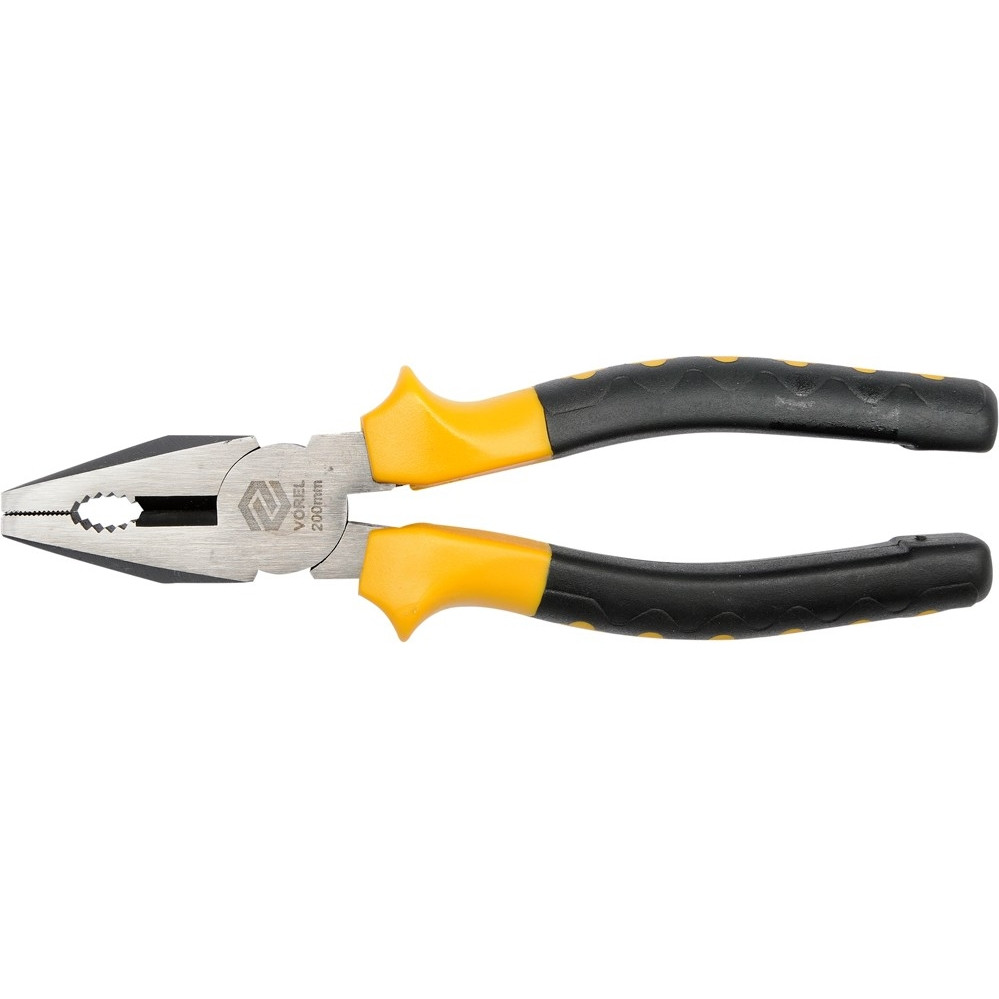 Kleště kombinované Vorel BY 200 mm - černé-žluté