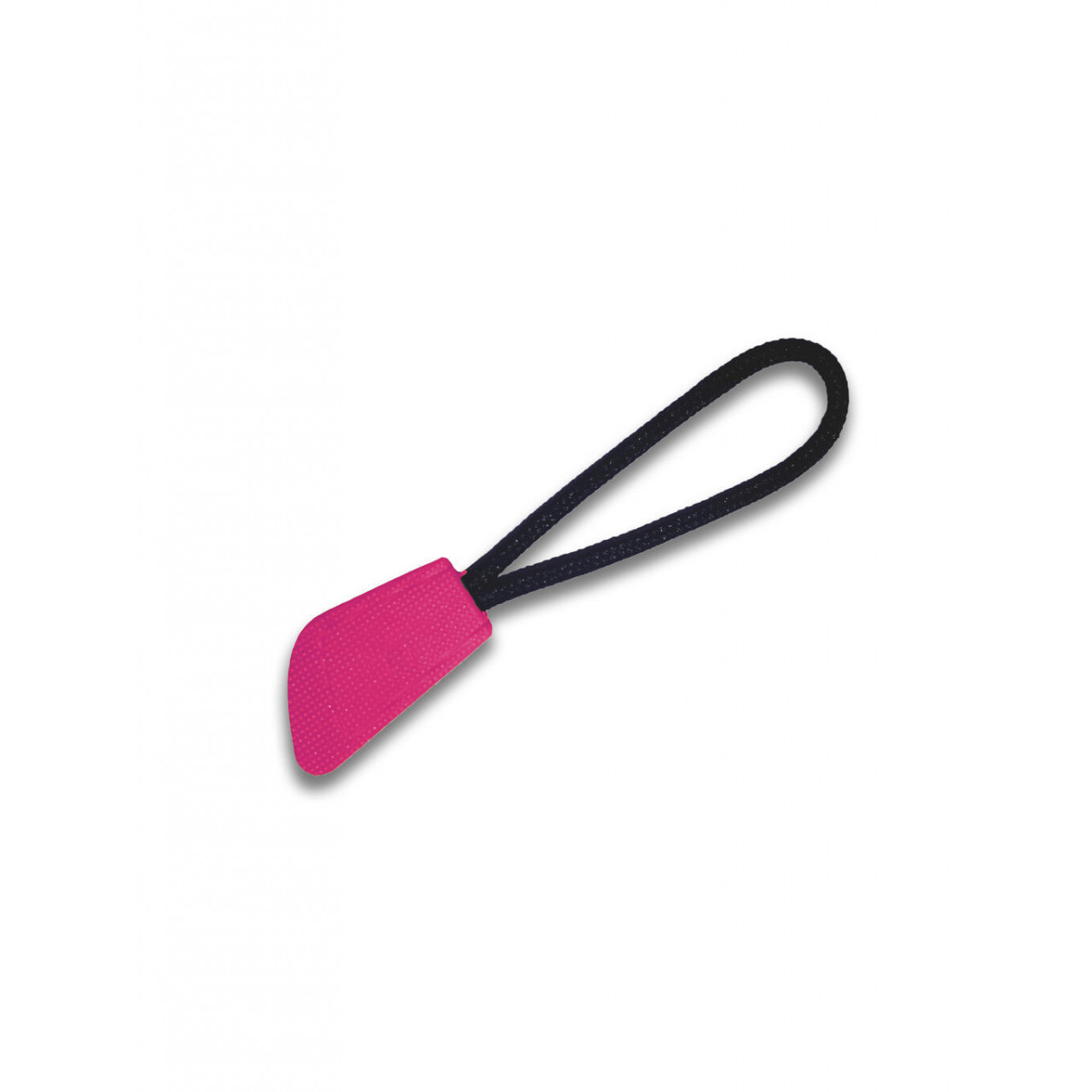 Přívěsek na jezdec zipu (taháček) Result 10 ks - růžový-černý