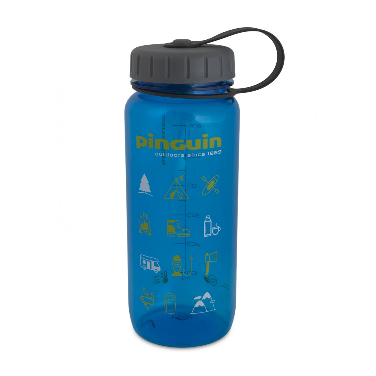 Láhev Pinguin Tritan Slim Bottle 0,65 l - modrá