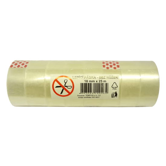 TEMPUS Lepicí páska trhací - 18 mm x 25 m