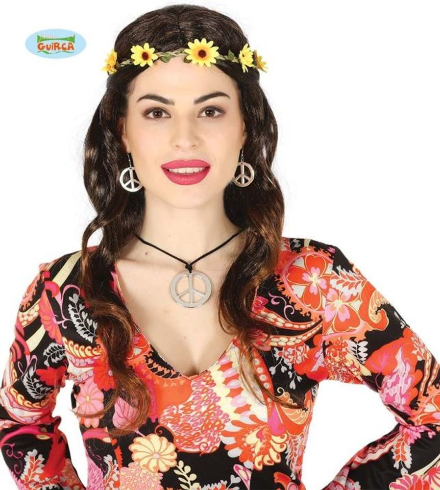 Hippies sada přívěšek + náušnice - GUIRCA