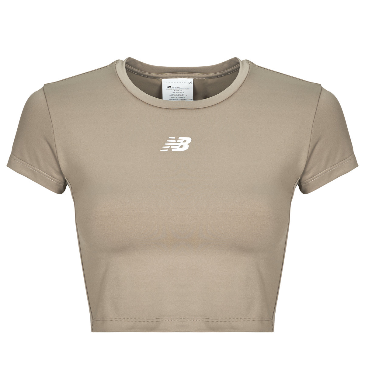 New Balance  NB Harmony Fitted T-Shirt  Béžová