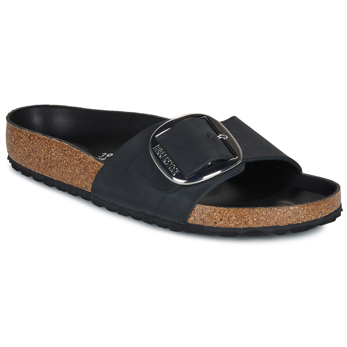 BIRKENSTOCK  Madrid Big Buckle LEOI Black HEX  Černá