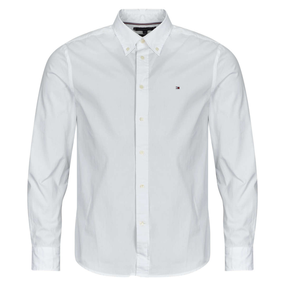 Tommy Hilfiger  CORE FLEX POPLIN SOLID RF SHIRT  Bílá